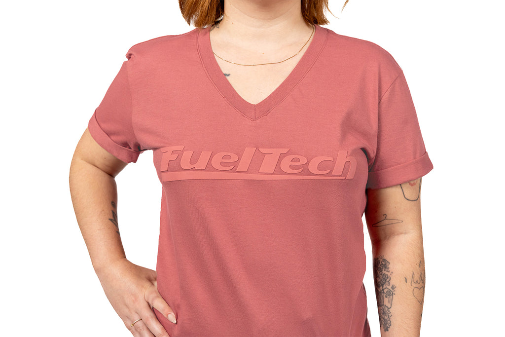 Camiseta BabyLook Terracota FuelTech