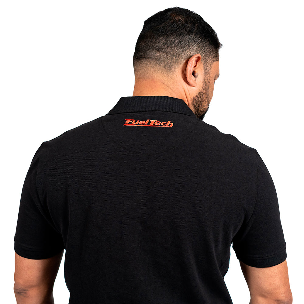 Polo Bordado Vermelho FuelTech