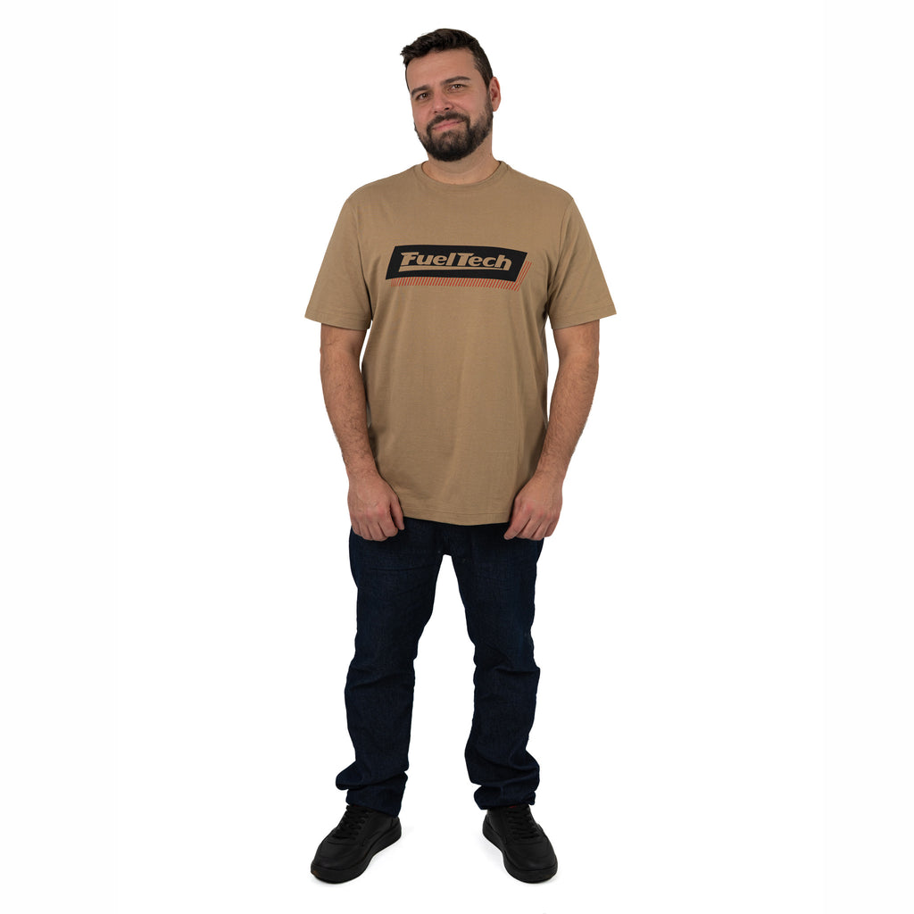 Camiseta Grid FT FuelTech - detalhe etiqueta/acabamento