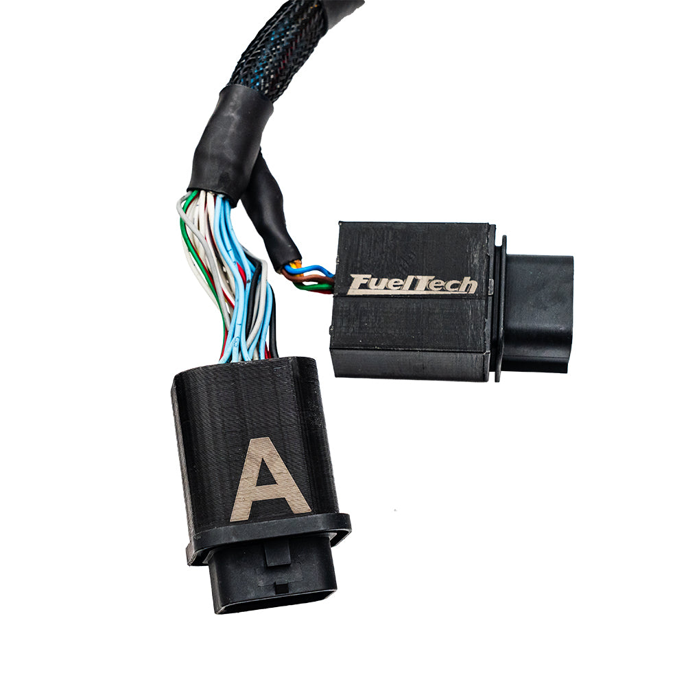 Chicote Adaptador FT450 para FT470 - detalhe dos conectores