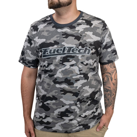 Camiseta Camuflada FT - torso frente logo FuelTech