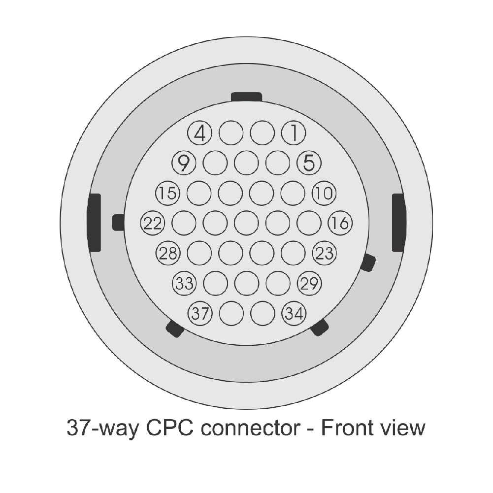 Kit Conector Circular 37 vias